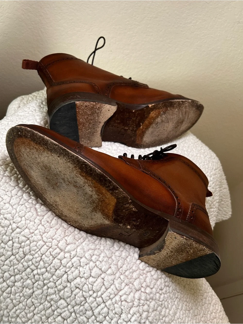 TAFT Noah Boots - Brown Leather, Size 9.5